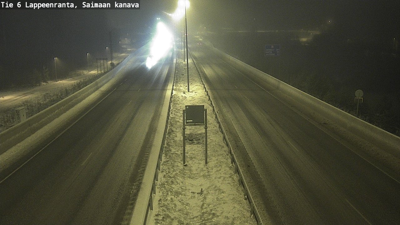 Weather Camera Image Road 6 Lappeenranta, Saimaa channel, Lappeenranta, Etelä-Karjala