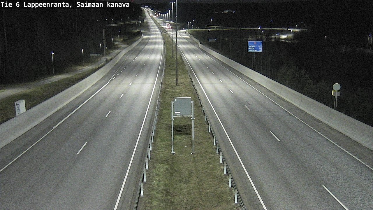 Weather Camera Image Road 6 Lappeenranta, Saimaa channel, Lappeenranta, Etelä-Karjala