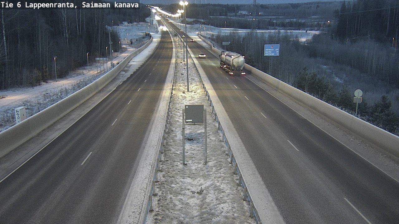 Kelikamerat Kuva Tie 6 Lappeenranta, Saimaan kanava, Lappeenranta, Etelä-Karjala