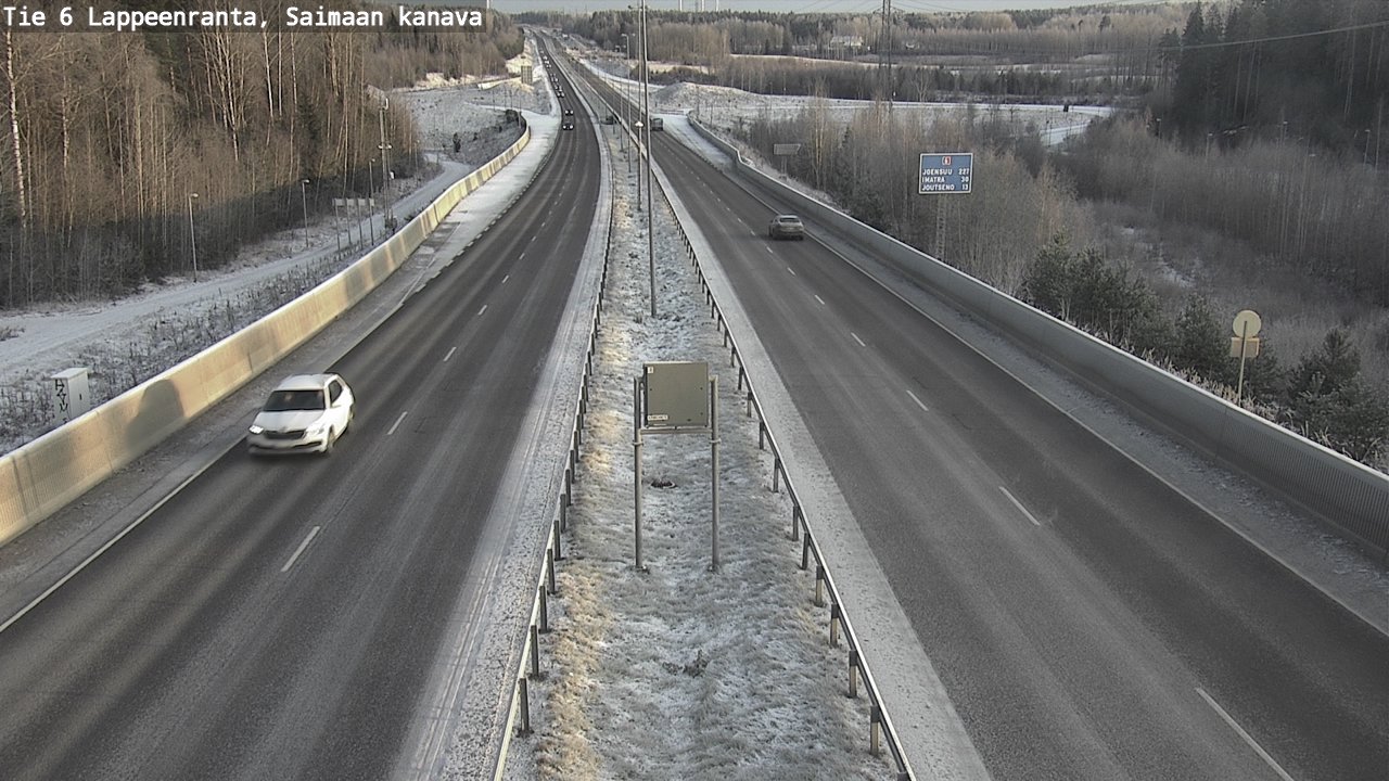 Kelikamerat Kuva Tie 6 Lappeenranta, Saimaan kanava, Lappeenranta, Etelä-Karjala