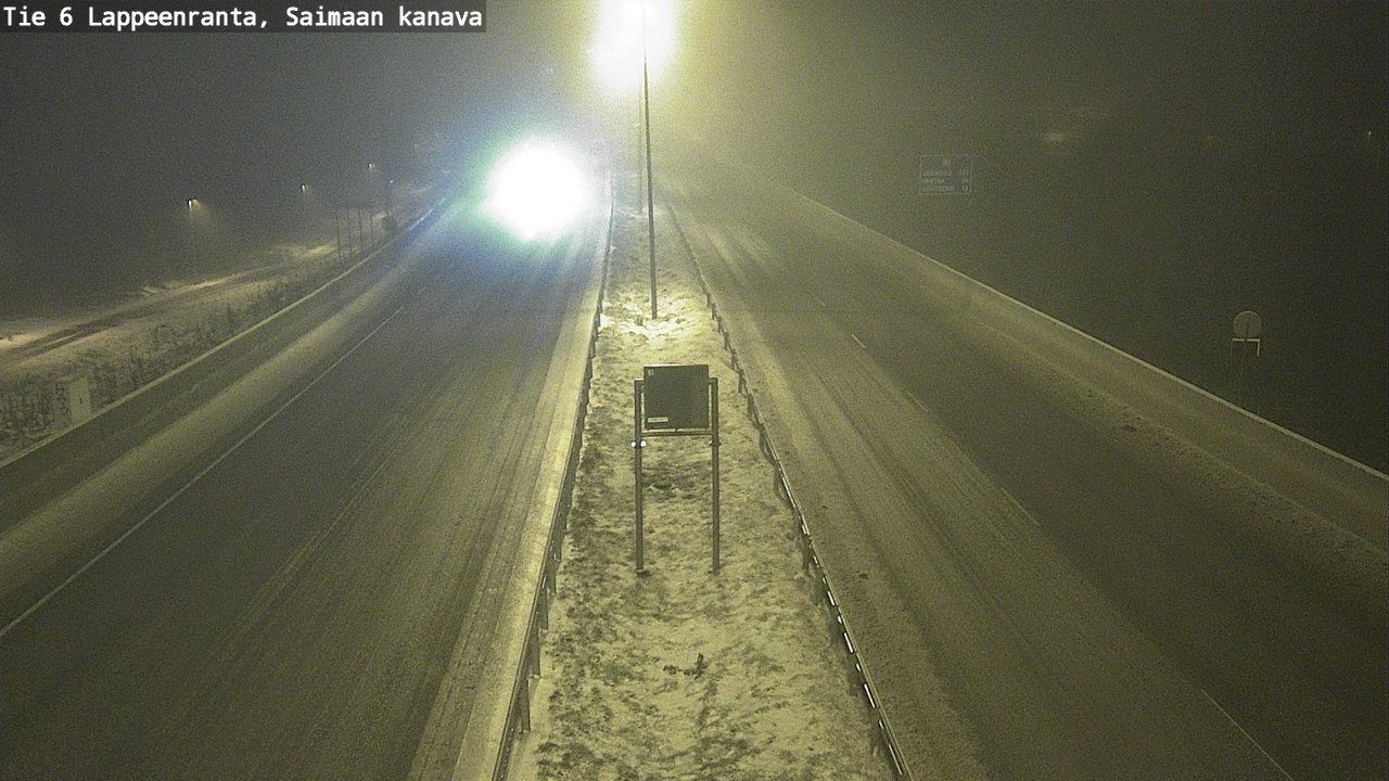 Weather Camera Image Road 6 Lappeenranta, Saimaa channel, Lappeenranta, Etelä-Karjala