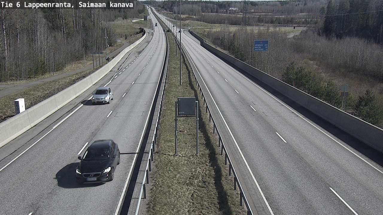 Weather Camera Image Road 6 Lappeenranta, Saimaa channel, Lappeenranta, Etelä-Karjala