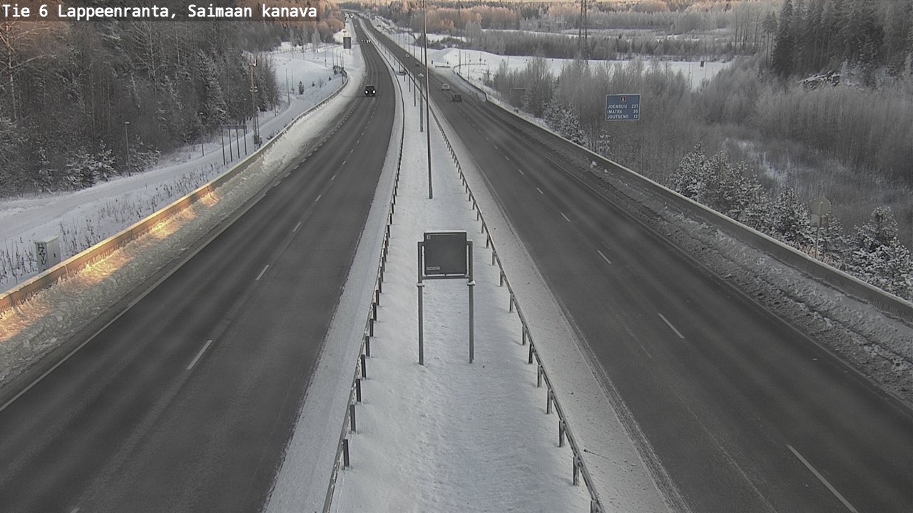 Kelikamerat Kuva Tie 6 Lappeenranta, Saimaan kanava, Lappeenranta, Etelä-Karjala