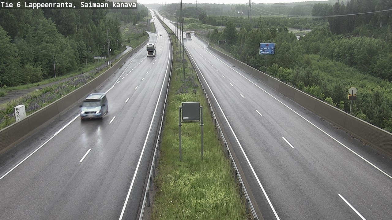 Kelikamerat Kuva Tie 6 Lappeenranta, Saimaan kanava, Lappeenranta, Etelä-Karjala