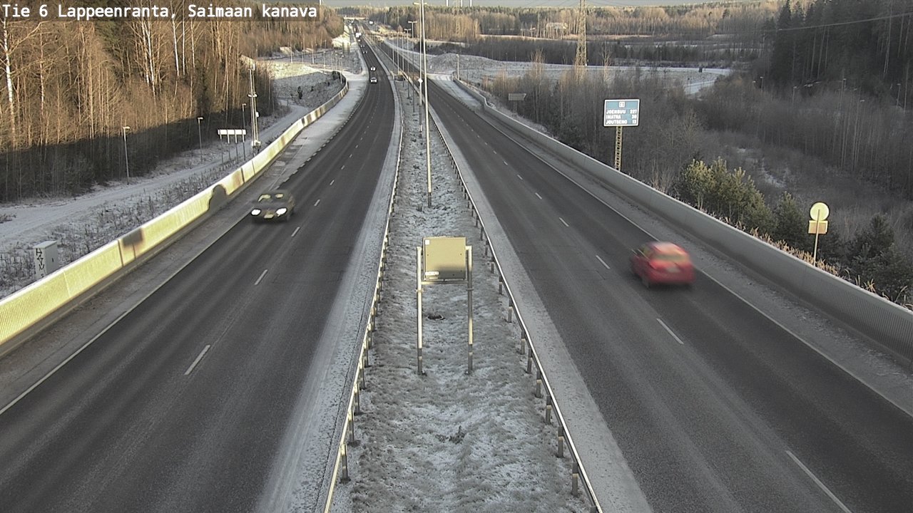 Kelikamerat Kuva Tie 6 Lappeenranta, Saimaan kanava, Lappeenranta, Etelä-Karjala