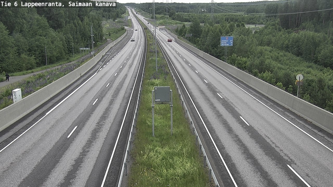 Kelikamerat Kuva Tie 6 Lappeenranta, Saimaan kanava, Lappeenranta, Etelä-Karjala