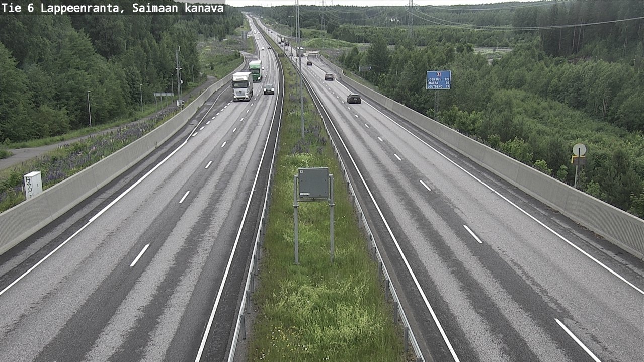 Kelikamerat Kuva Tie 6 Lappeenranta, Saimaan kanava, Lappeenranta, Etelä-Karjala