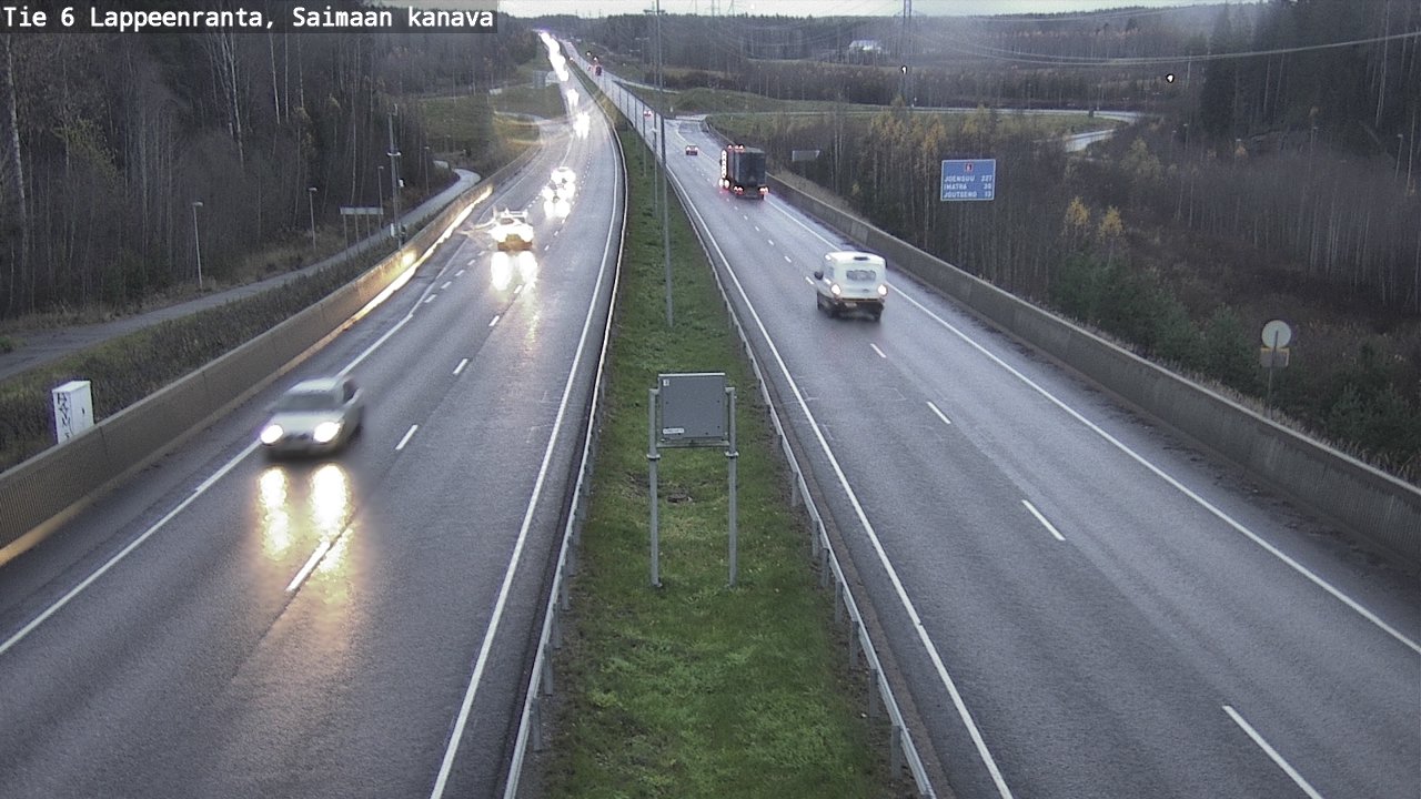 Weather Camera Image Road 6 Lappeenranta, Saimaa channel, Lappeenranta, Etelä-Karjala