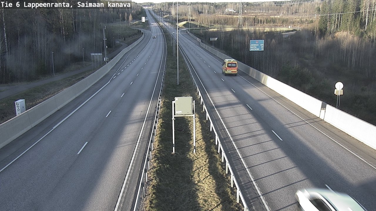 Weather Camera Image Road 6 Lappeenranta, Saimaa channel, Lappeenranta, Etelä-Karjala