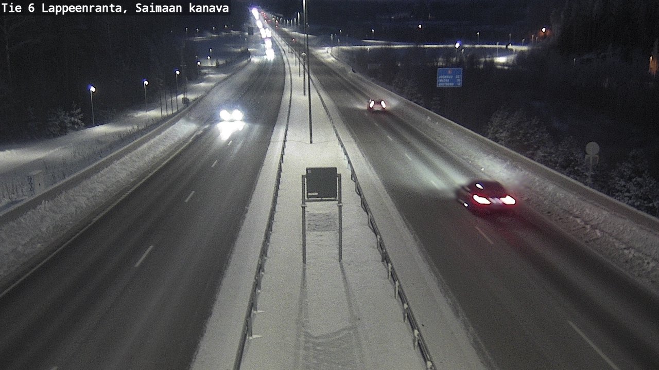 Weather Camera Image Road 6 Lappeenranta, Saimaa channel, Lappeenranta, Etelä-Karjala