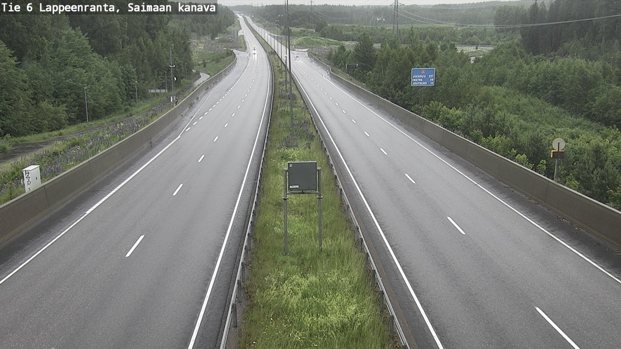 Kelikamerat Kuva Tie 6 Lappeenranta, Saimaan kanava, Lappeenranta, Etelä-Karjala