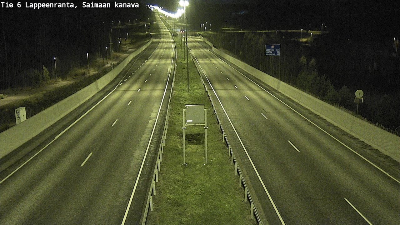 Weather Camera Image Road 6 Lappeenranta, Saimaa channel, Lappeenranta, Etelä-Karjala
