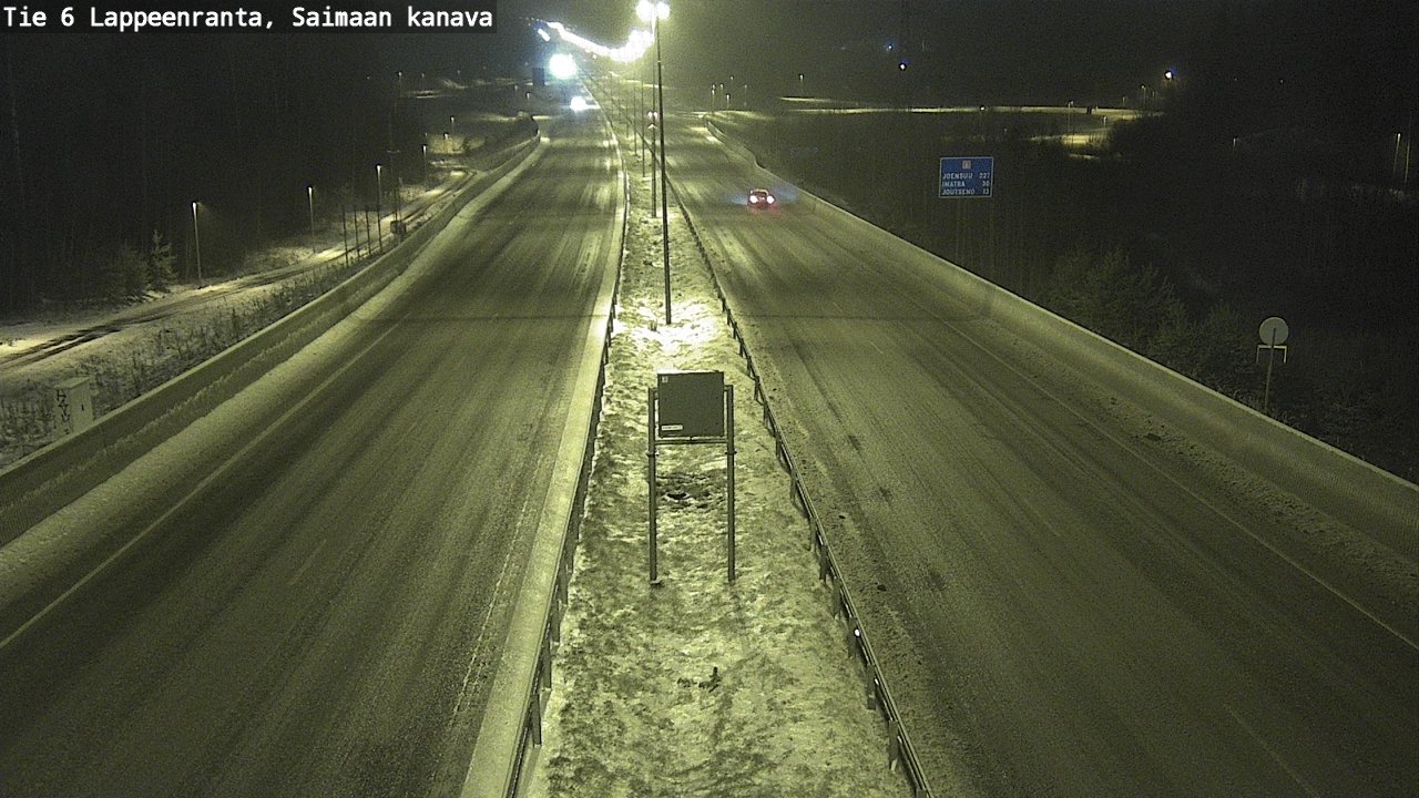 Weather Camera Image Road 6 Lappeenranta, Saimaa channel, Lappeenranta, Etelä-Karjala