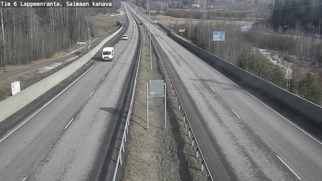 Kelikamerat Kuva Tie 6 Lappeenranta, Saimaan kanava, Lappeenranta, Etelä-Karjala