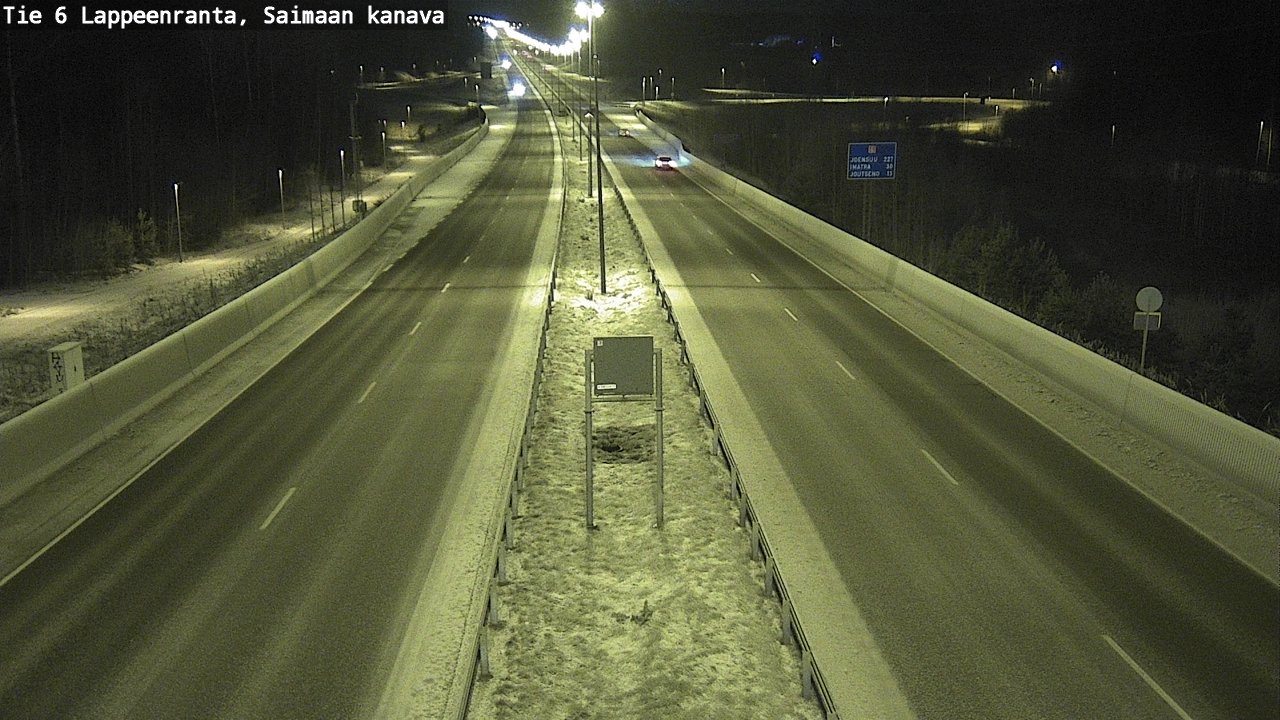 Kelikamerat Kuva Tie 6 Lappeenranta, Saimaan kanava, Lappeenranta, Etelä-Karjala