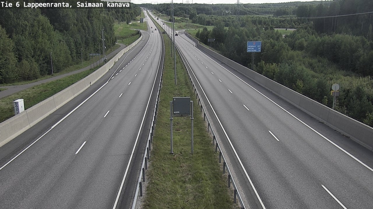 Kelikamerat Kuva Tie 6 Lappeenranta, Saimaan kanava, Lappeenranta, Etelä-Karjala