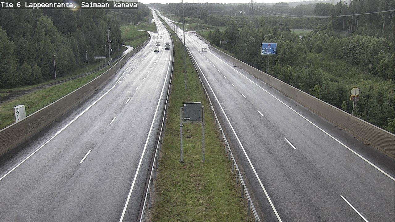 Kelikamerat Kuva Tie 6 Lappeenranta, Saimaan kanava, Lappeenranta, Etelä-Karjala
