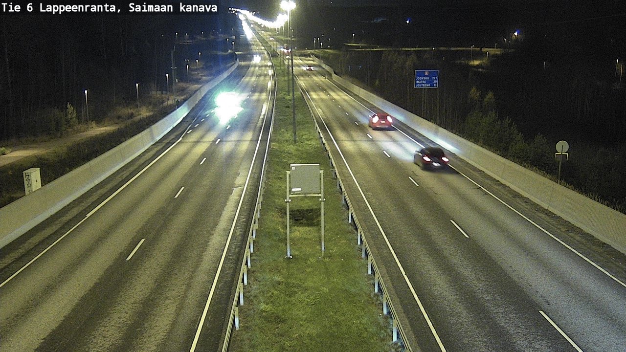 Weather Camera Image Väg 6 Villmanstrand,Saima kanal, Lappeenranta, Etelä-Karjala