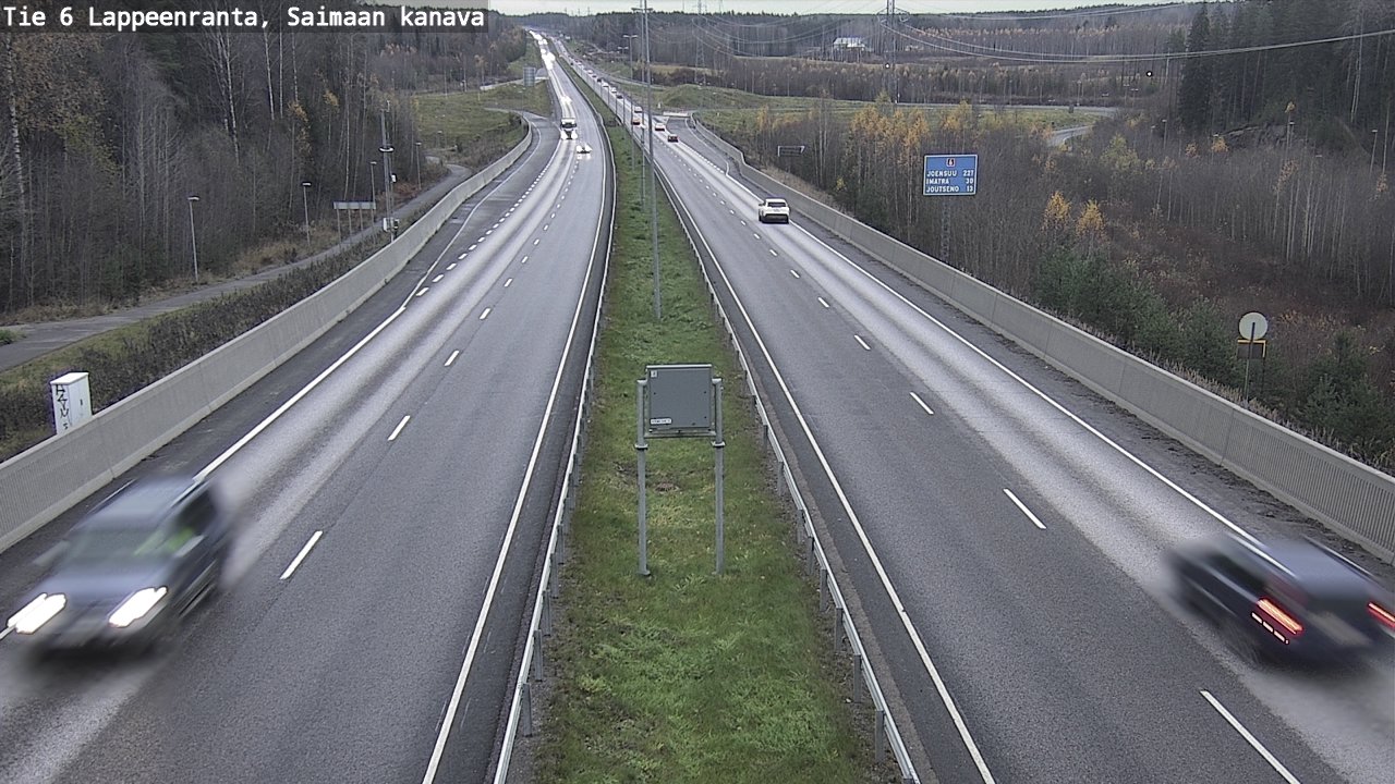 Kelikamerat Kuva Tie 6 Lappeenranta, Saimaan kanava, Lappeenranta, Etelä-Karjala