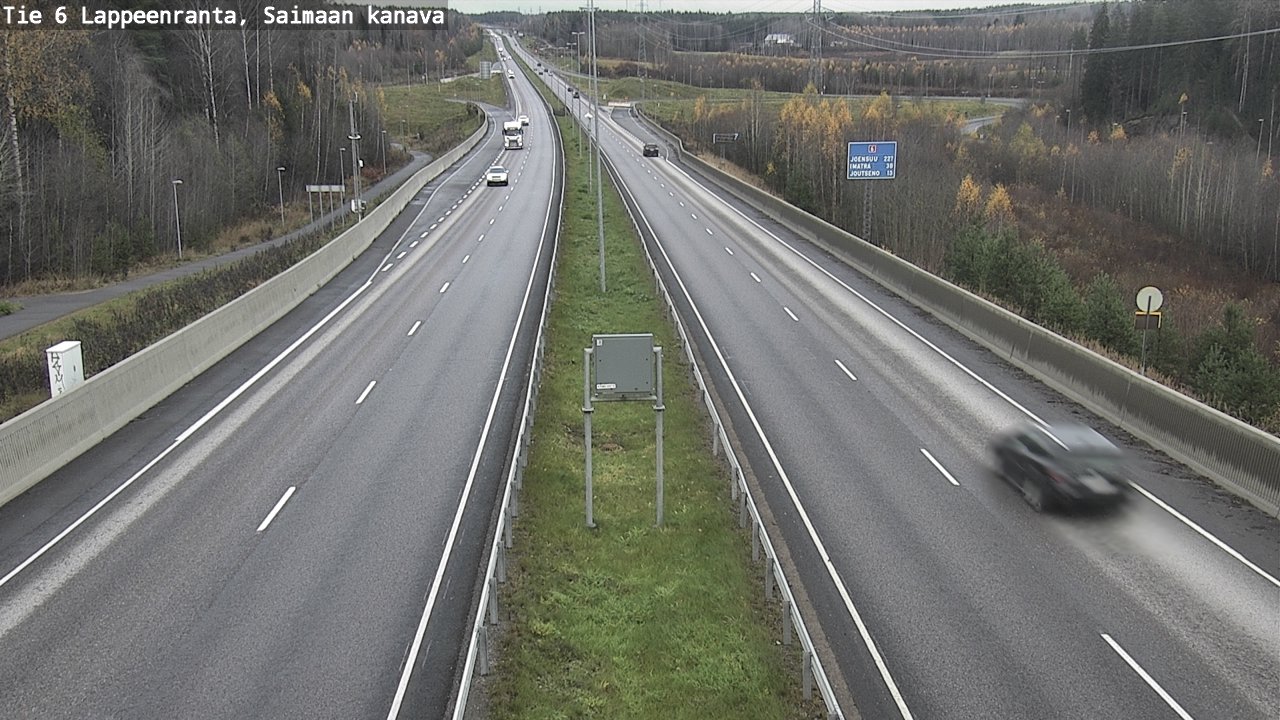 Kelikamerat Kuva Tie 6 Lappeenranta, Saimaan kanava, Lappeenranta, Etelä-Karjala