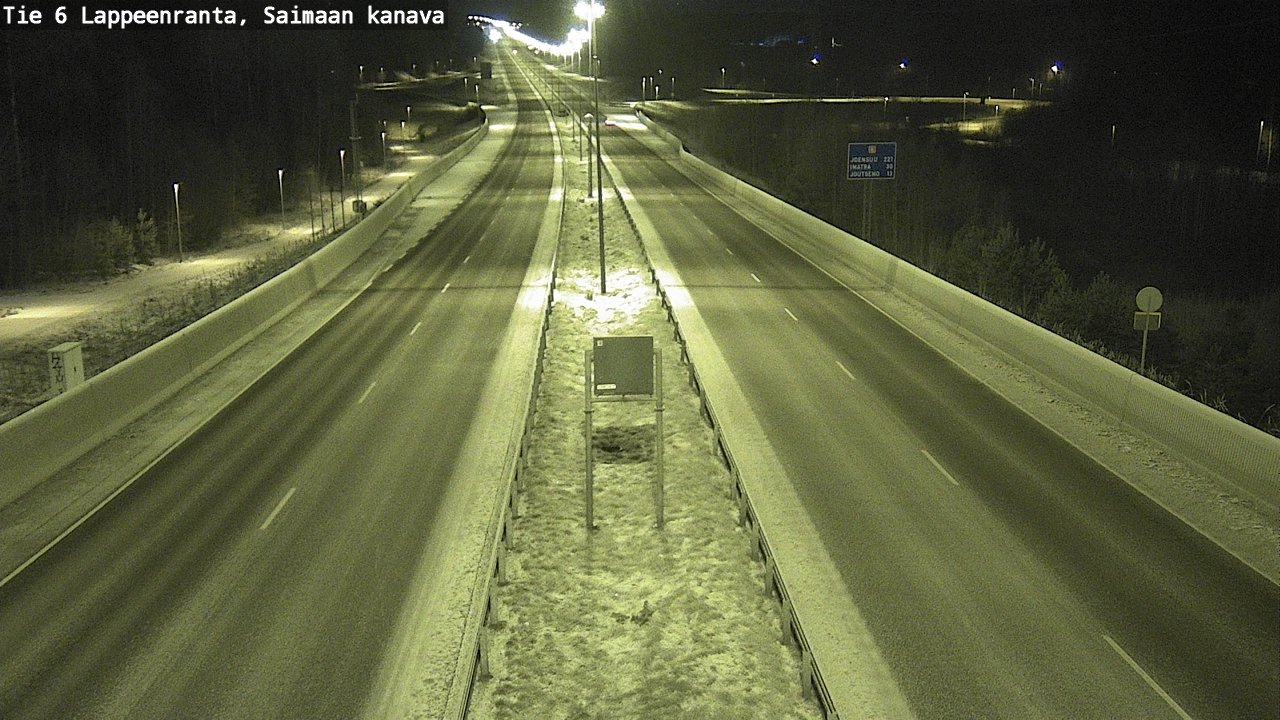 Kelikamerat Kuva Tie 6 Lappeenranta, Saimaan kanava, Lappeenranta, Etelä-Karjala