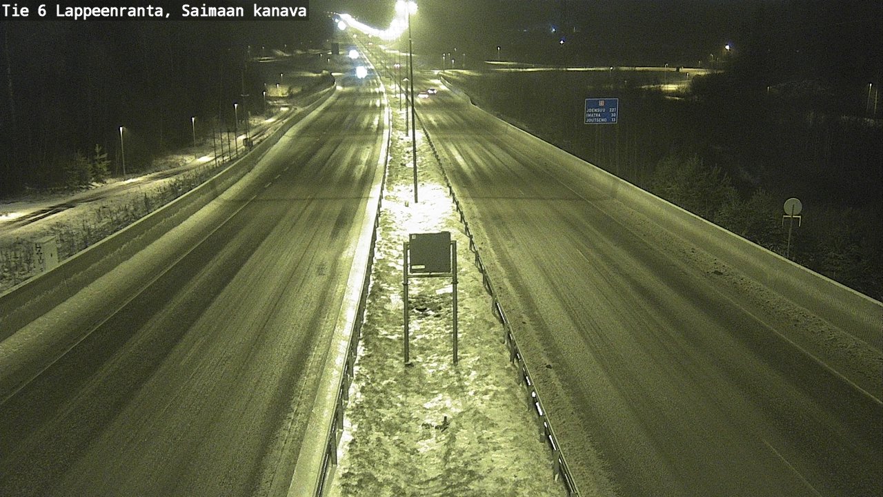Weather Camera Image Road 6 Lappeenranta, Saimaa channel, Lappeenranta, Etelä-Karjala