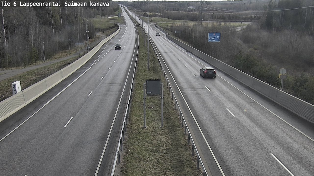 Weather Camera Image Road 6 Lappeenranta, Saimaa channel, Lappeenranta, Etelä-Karjala