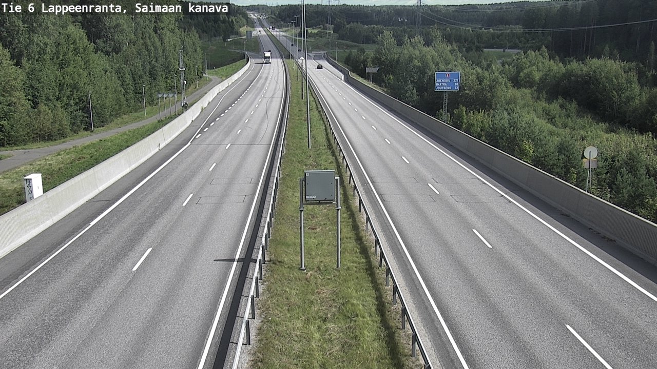 Kelikamerat Kuva Tie 6 Lappeenranta, Saimaan kanava, Lappeenranta, Etelä-Karjala
