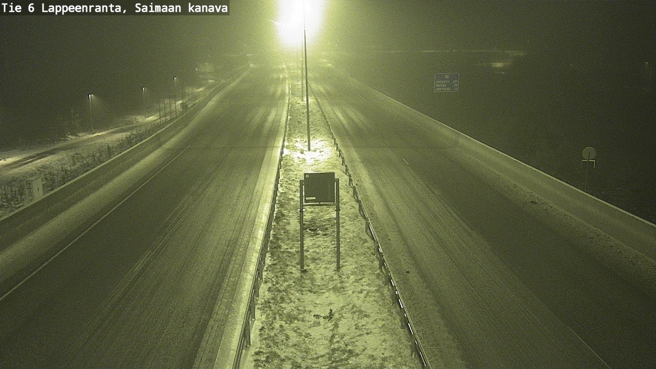 Weather Camera Image Road 6 Lappeenranta, Saimaa channel, Lappeenranta, Etelä-Karjala