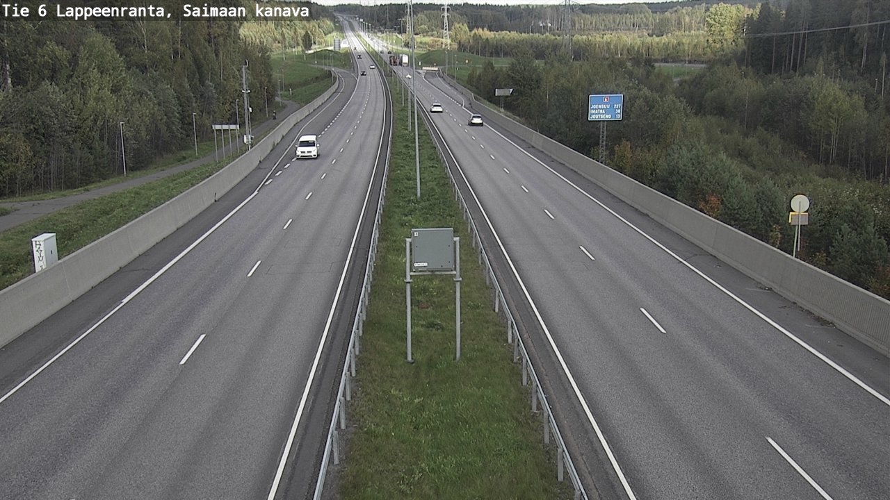 Kelikamerat Kuva Tie 6 Lappeenranta, Saimaan kanava, Lappeenranta, Etelä-Karjala