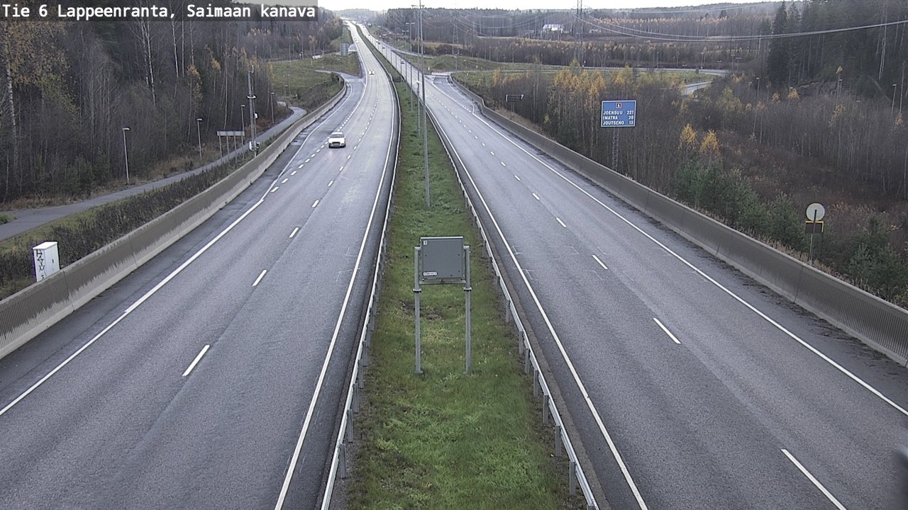 Kelikamerat Kuva Tie 6 Lappeenranta, Saimaan kanava, Lappeenranta, Etelä-Karjala