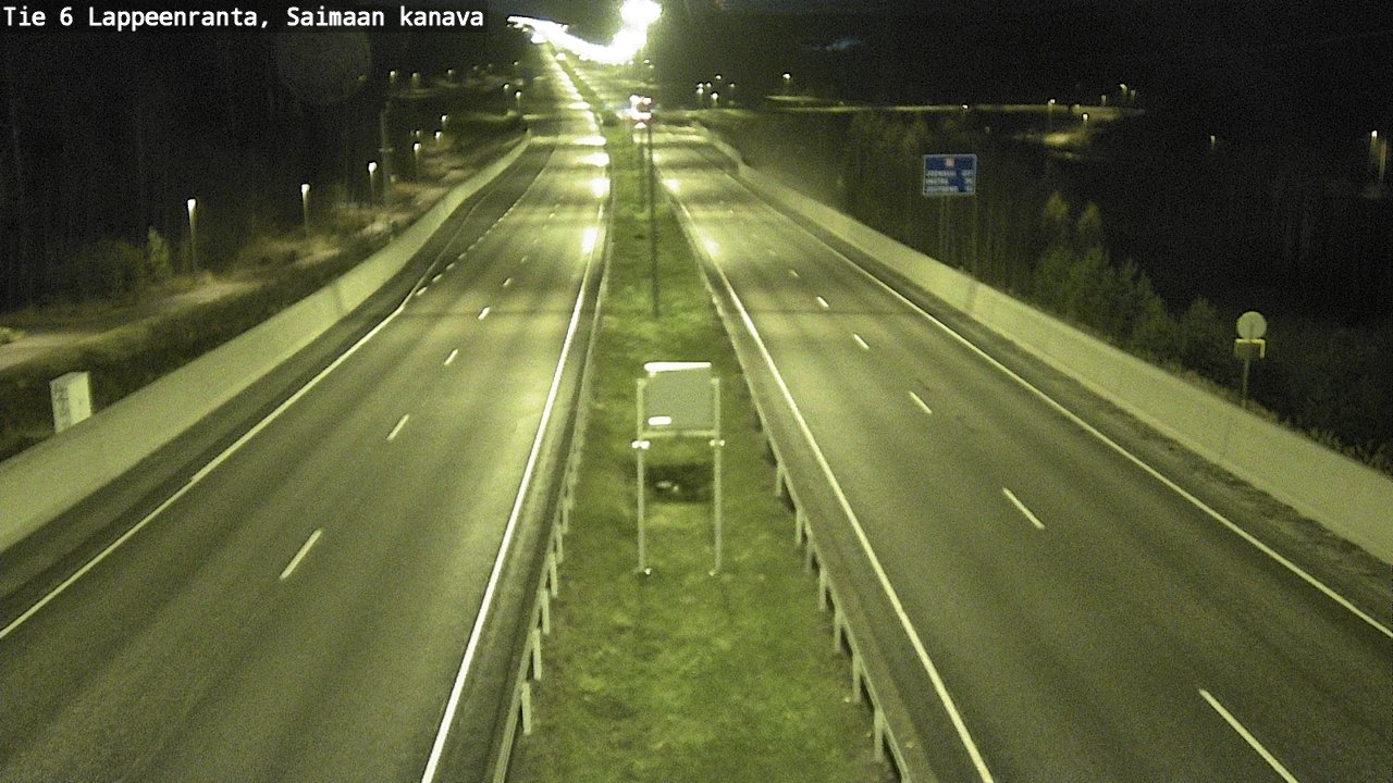 Weather Camera Image Road 6 Lappeenranta, Saimaa channel, Lappeenranta, Etelä-Karjala