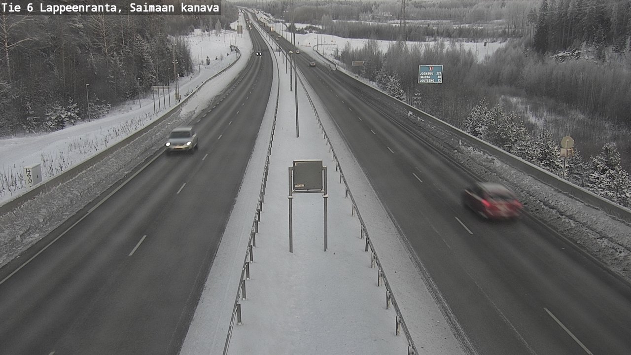 Kelikamerat Kuva Tie 6 Lappeenranta, Saimaan kanava, Lappeenranta, Etelä-Karjala