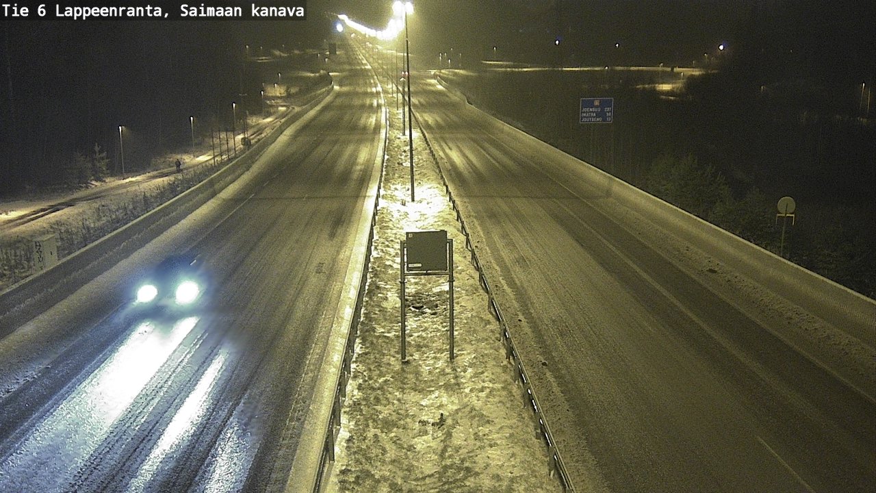 Weather Camera Image Road 6 Lappeenranta, Saimaa channel, Lappeenranta, Etelä-Karjala