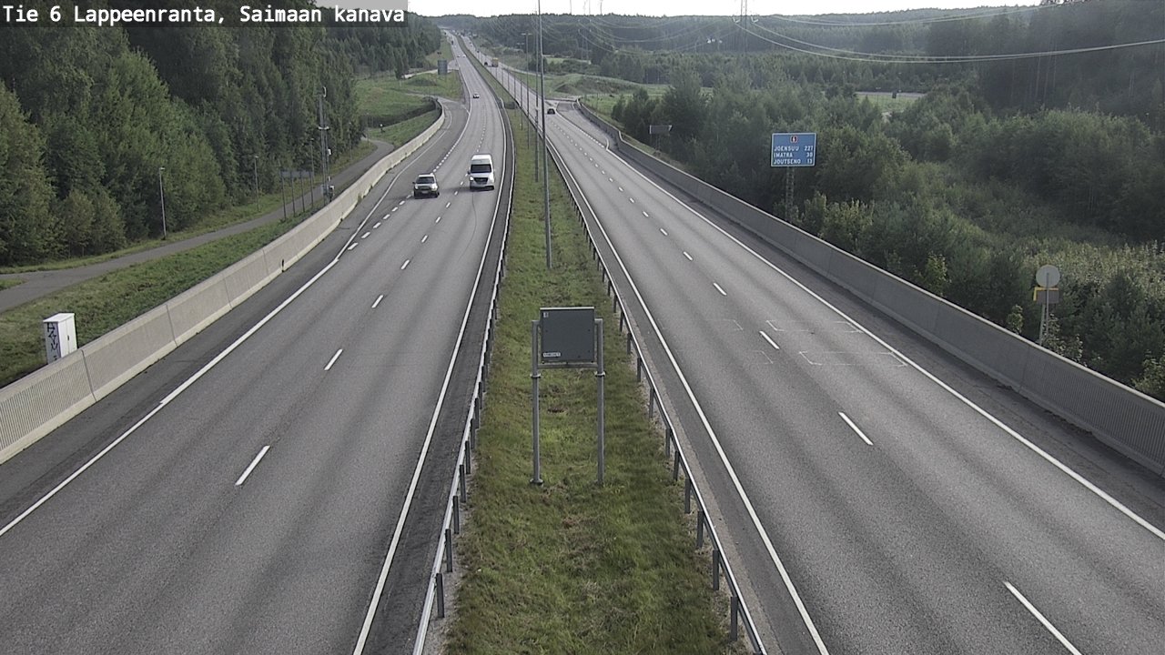 Weather Camera Image Road 6 Lappeenranta, Saimaa channel, Lappeenranta, Etelä-Karjala