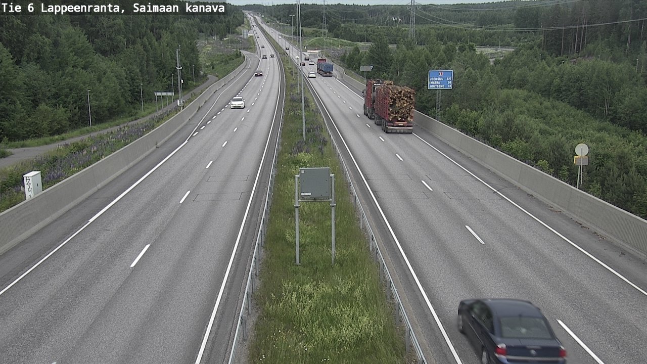 Kelikamerat Kuva Tie 6 Lappeenranta, Saimaan kanava, Lappeenranta, Etelä-Karjala
