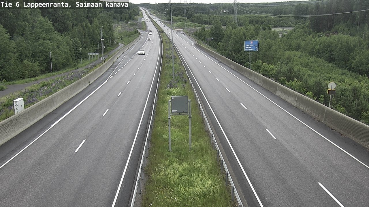 Kelikamerat Kuva Tie 6 Lappeenranta, Saimaan kanava, Lappeenranta, Etelä-Karjala