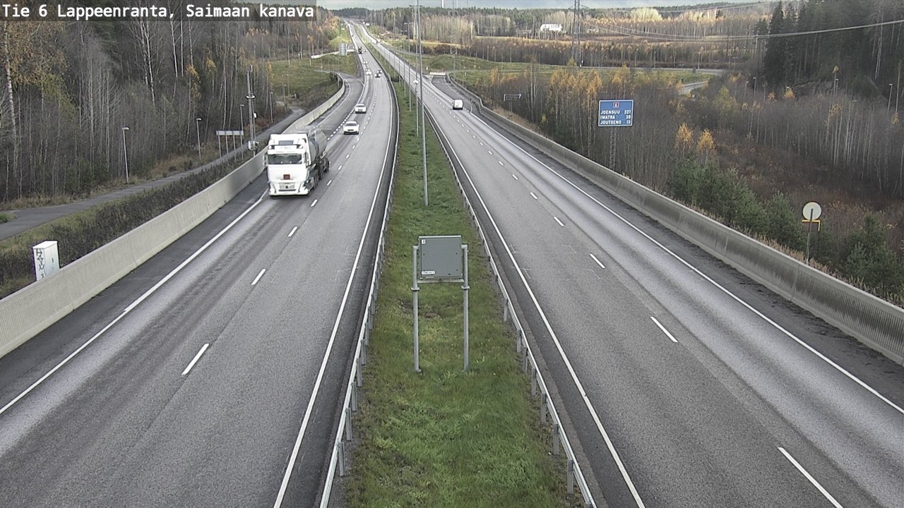 Kelikamerat Kuva Tie 6 Lappeenranta, Saimaan kanava, Lappeenranta, Etelä-Karjala