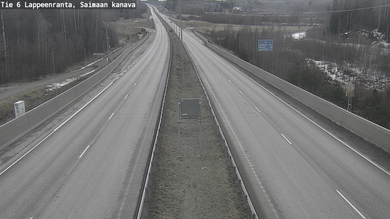 Kelikamerat Kuva Tie 6 Lappeenranta, Saimaan kanava, Lappeenranta, Etelä-Karjala