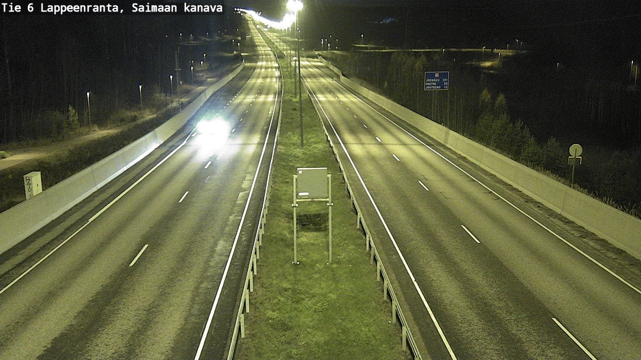 Weather Camera Image Road 6 Lappeenranta, Saimaa channel, Lappeenranta, Etelä-Karjala