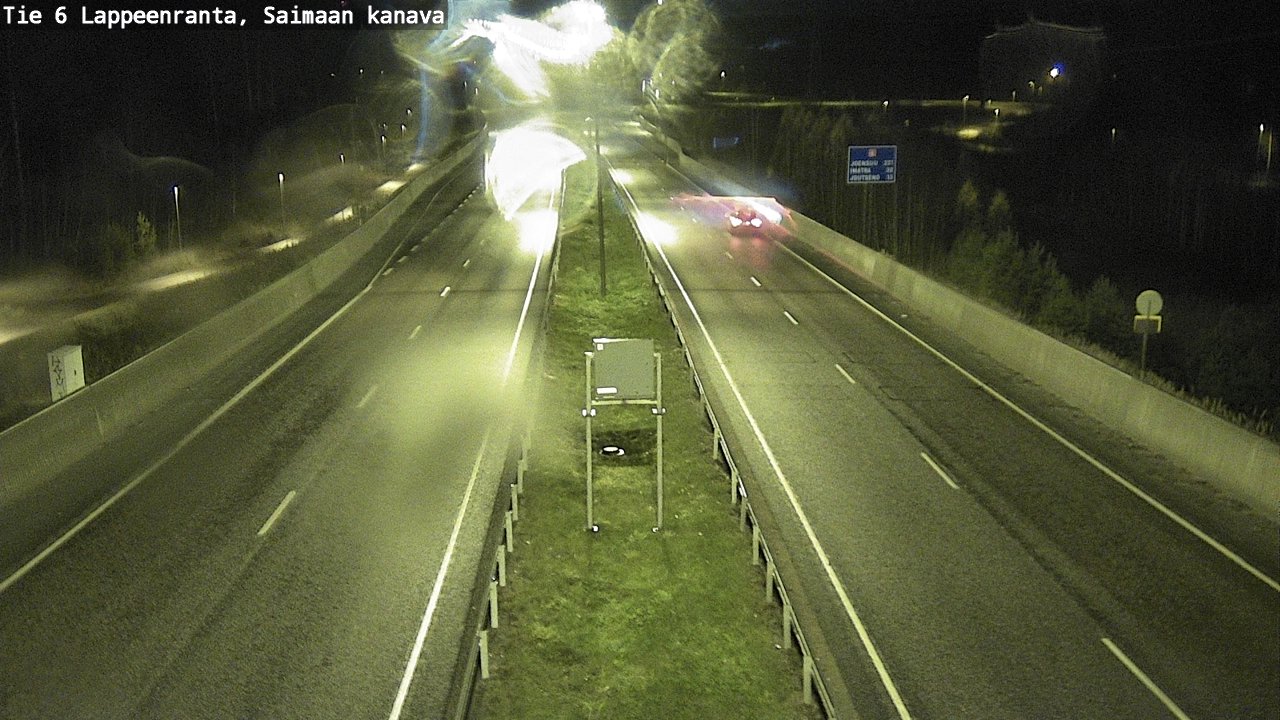 Weather Camera Image Road 6 Lappeenranta, Saimaa channel, Lappeenranta, Etelä-Karjala