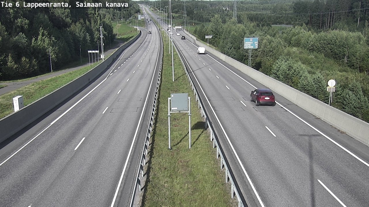 Kelikamerat Kuva Tie 6 Lappeenranta, Saimaan kanava, Lappeenranta, Etelä-Karjala