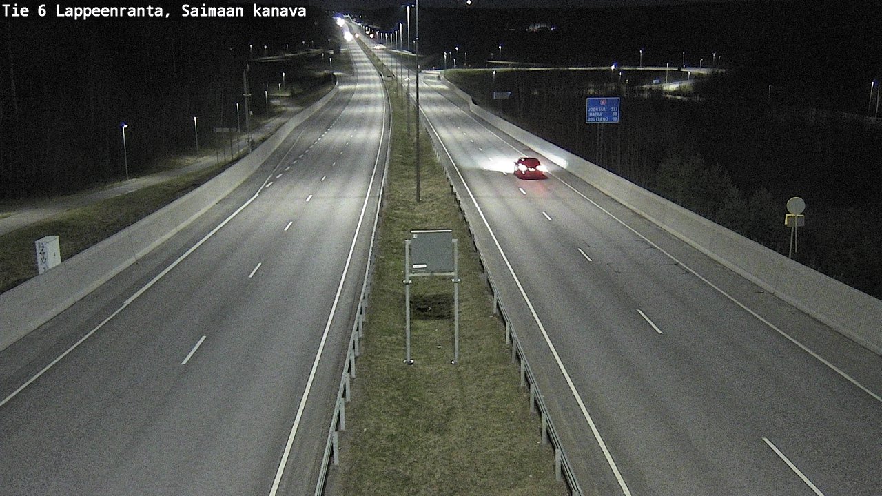 Weather Camera Image Road 6 Lappeenranta, Saimaa channel, Lappeenranta, Etelä-Karjala