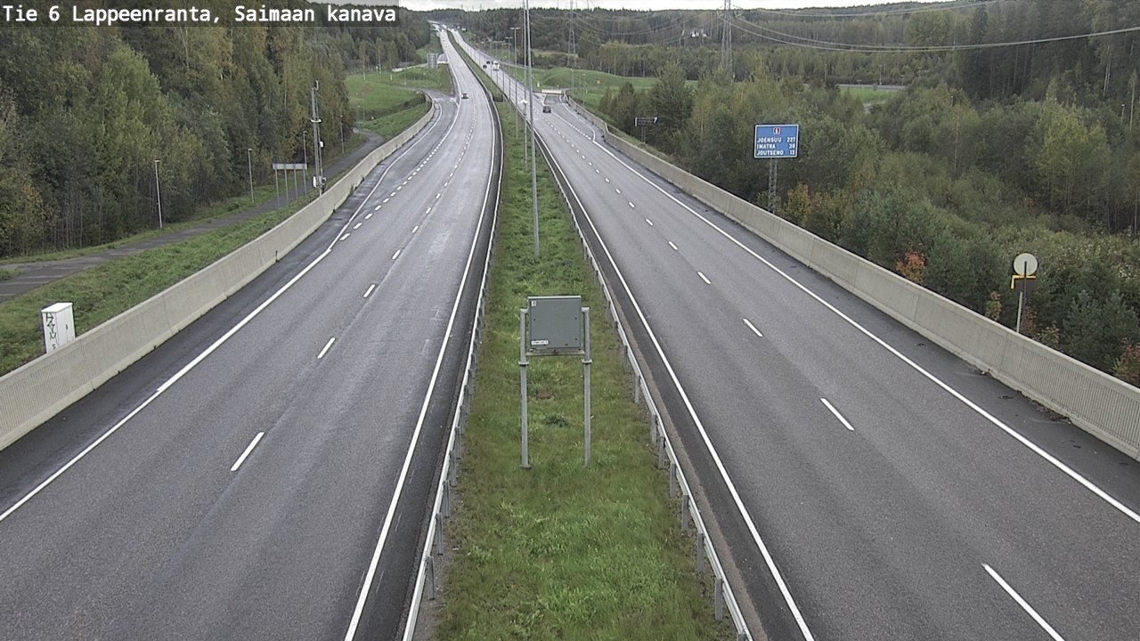 Kelikamerat Kuva Tie 6 Lappeenranta, Saimaan kanava, Lappeenranta, Etelä-Karjala