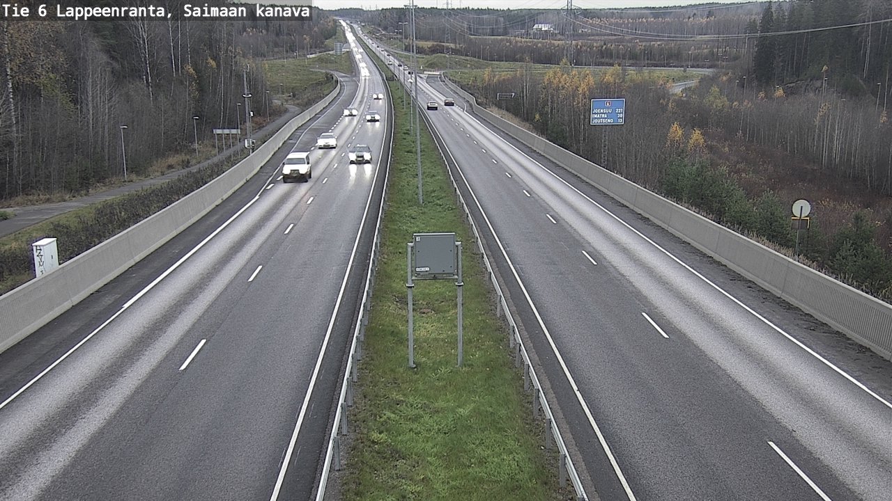 Kelikamerat Kuva Tie 6 Lappeenranta, Saimaan kanava, Lappeenranta, Etelä-Karjala