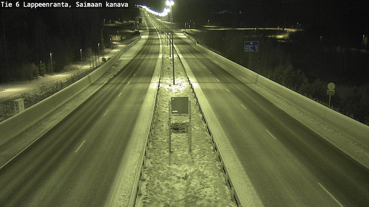 Kelikamerat Kuva Tie 6 Lappeenranta, Saimaan kanava, Lappeenranta, Etelä-Karjala