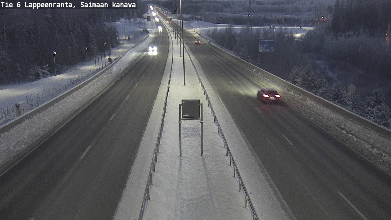 Kelikamerat Kuva Tie 6 Lappeenranta, Saimaan kanava, Lappeenranta, Etelä-Karjala