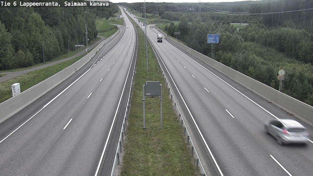 Kelikamerat Kuva Tie 6 Lappeenranta, Saimaan kanava, Lappeenranta, Etelä-Karjala