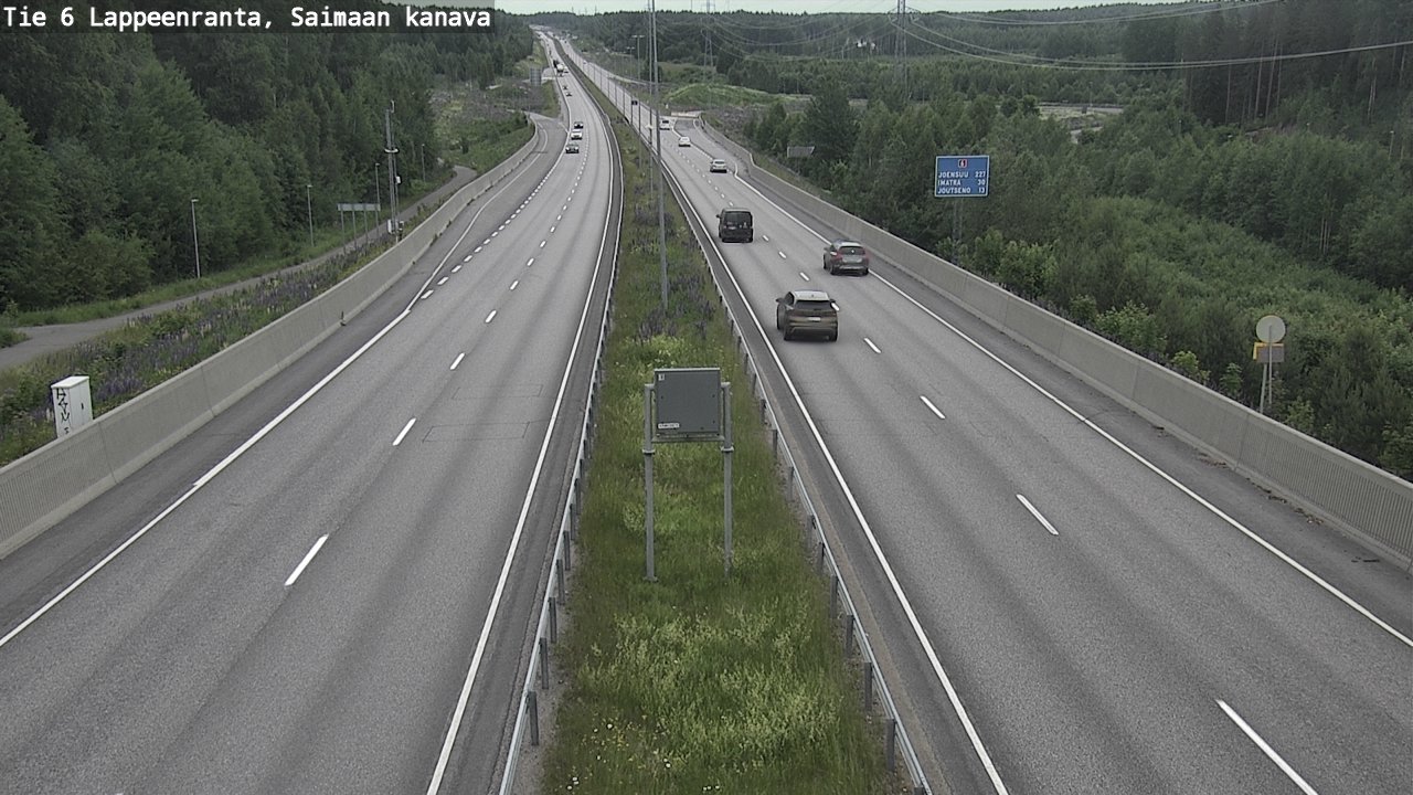 Kelikamerat Kuva Tie 6 Lappeenranta, Saimaan kanava, Lappeenranta, Etelä-Karjala