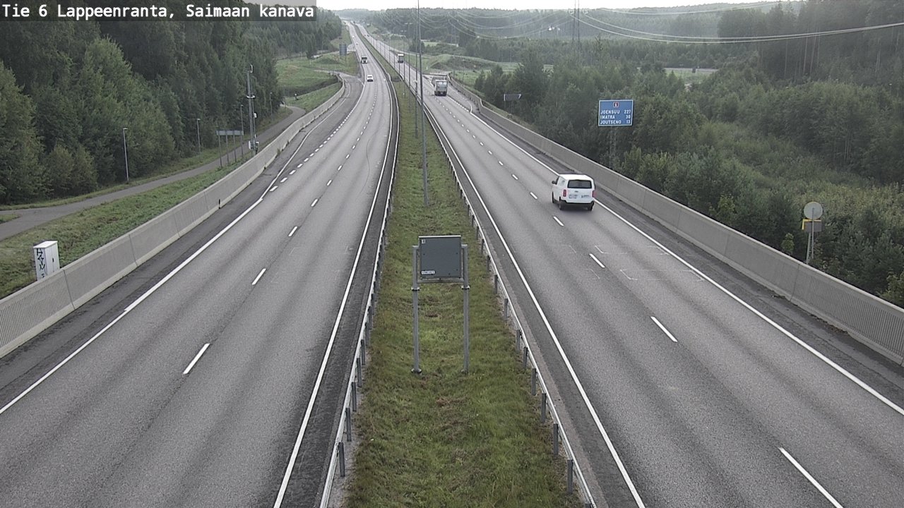 Weather Camera Image Road 6 Lappeenranta, Saimaa channel, Lappeenranta, Etelä-Karjala